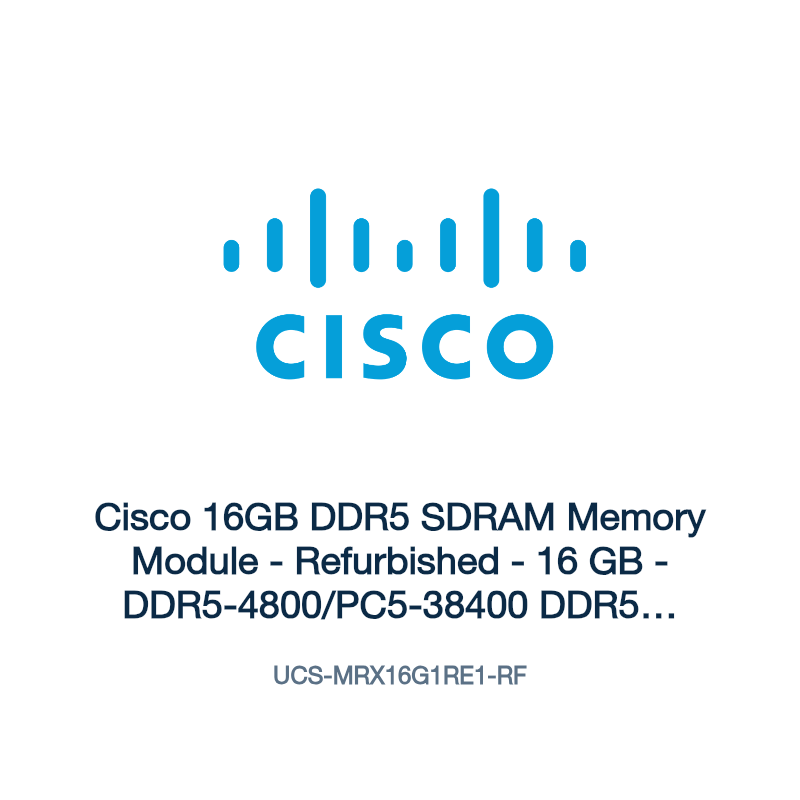 UCS-MRX16G1RE1-RF: Cisco 16GB DDR5 SDRAM Memory Module