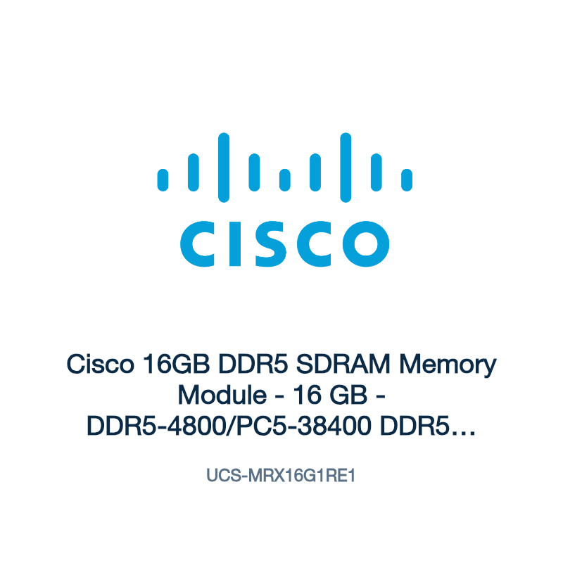 UCS-MRX16G1RE1: Cisco 16GB DDR5 SDRAM Memory Module