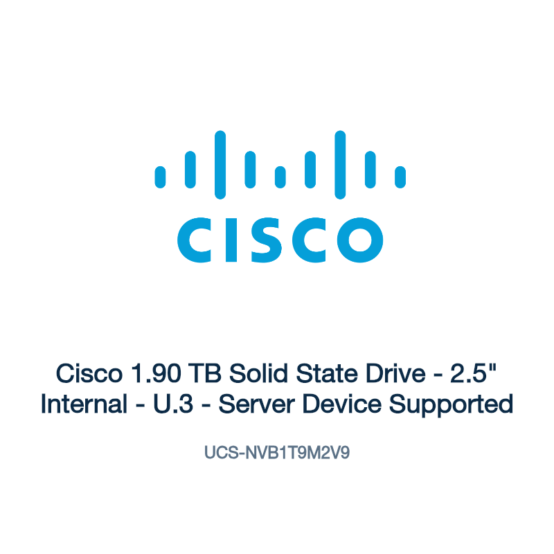 UCS-NVB1T9M2V9: Cisco 1.90 TB Solid State Drive