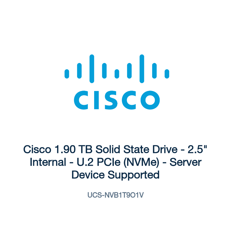 UCS-NVB1T9O1V: Cisco 1.90 TB Solid State Drive