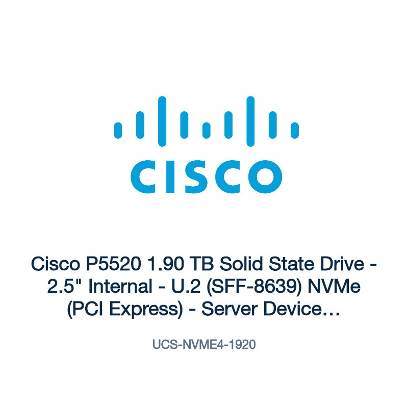 UCS-NVME4-1920: Cisco P5520 1.90 TB Solid State Drive
