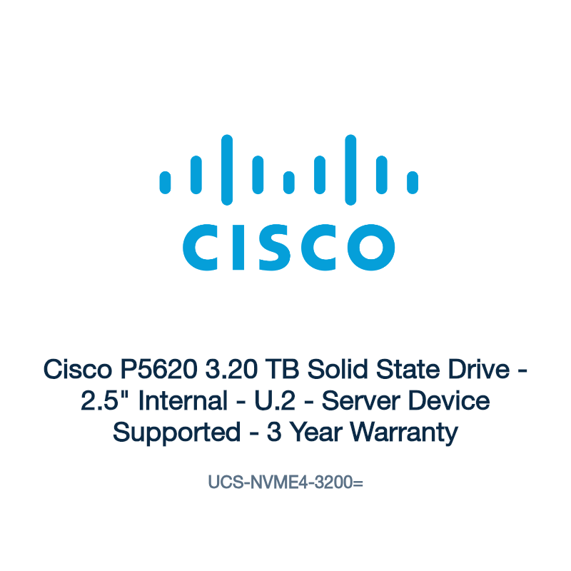 UCS-NVME4-3200=: Cisco P5620 3.20 TB Solid State Drive