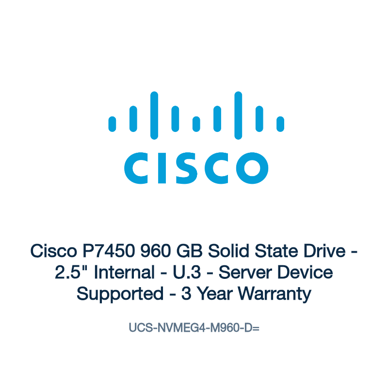 UCS-NVMEG4-M960-D=: Cisco P7450 960 GB Solid State Drive