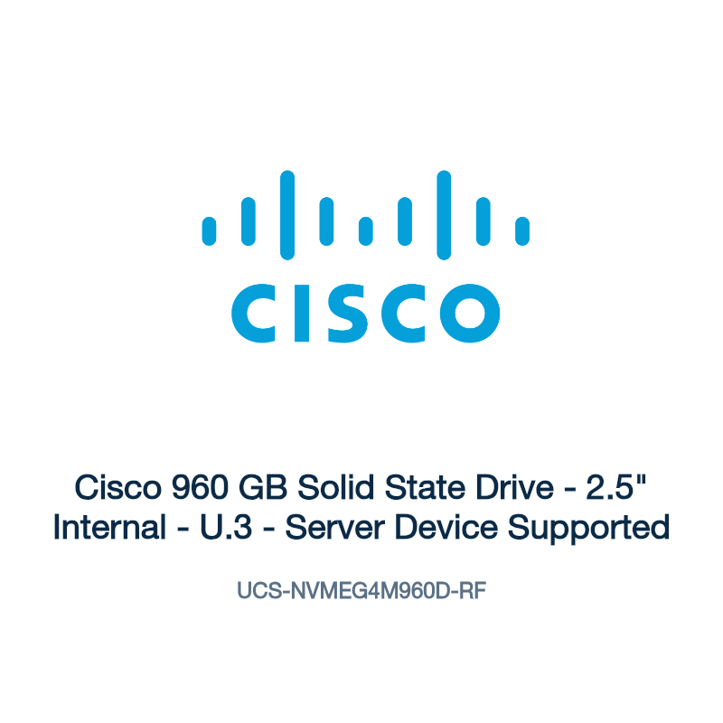 UCS-NVMEG4M960D-RF: Cisco 960 GB Solid State Drive