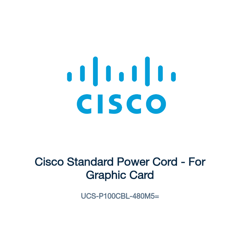 UCS-P100CBL-480M5=: Cisco Standard Power Cord