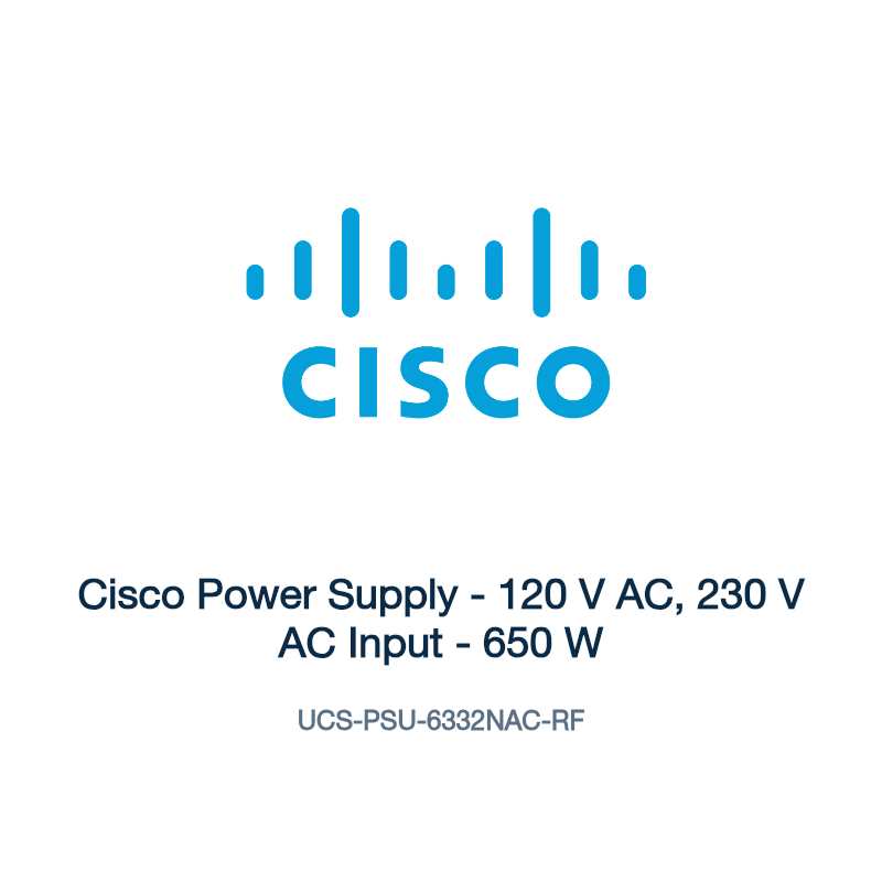 UCS-PSU-6332NAC-RF: Cisco Power Supply