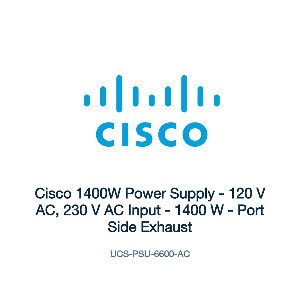 UCS-PSU-6600-AC: Cisco 1400W Power Supply