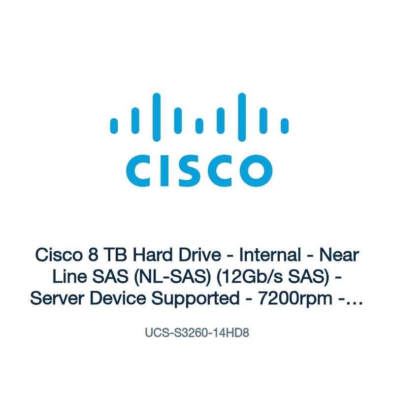 UCS-S3260-14HD8: Cisco 8 TB Hard Drive