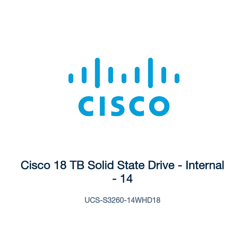 UCS-S3260-14WHD18: Cisco 18 TB Solid State Drive