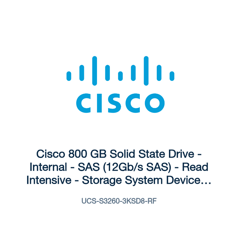 UCS-S3260-3KSD8-RF: Cisco 800 GB Solid State Drive