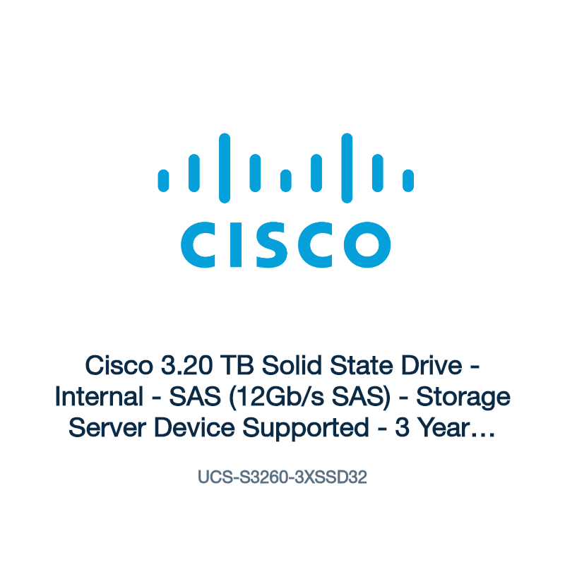 UCS-S3260-3XSSD32: Cisco 3.20 TB Solid State Drive