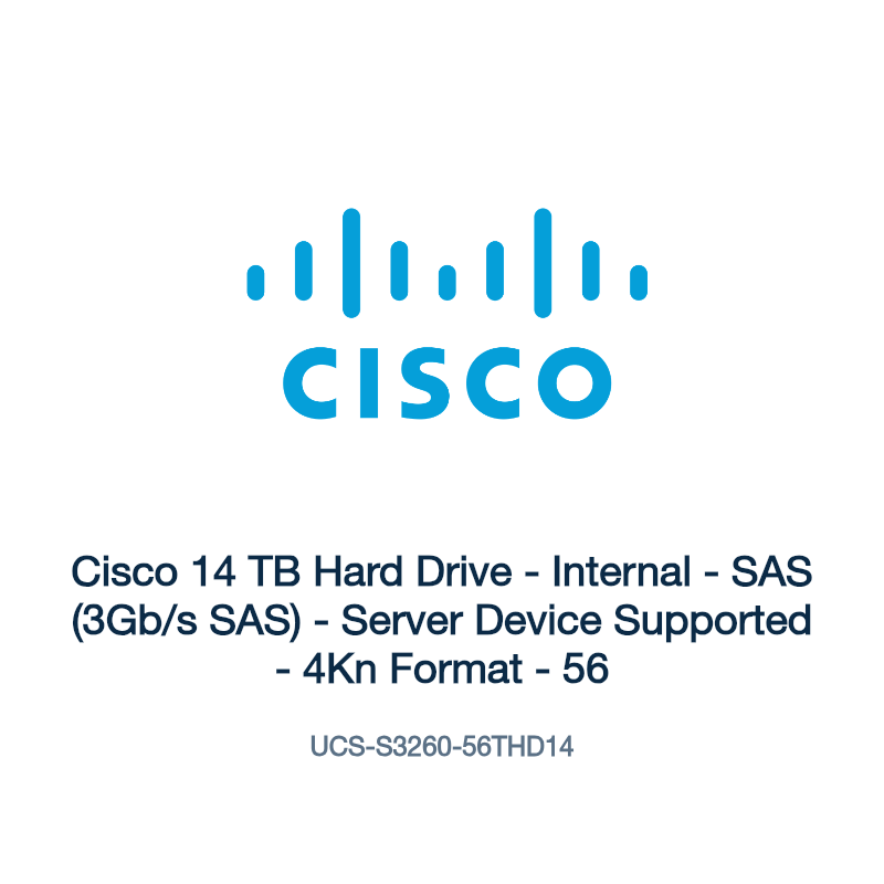 UCS-S3260-56THD14: Cisco 14 TB Hard Drive
