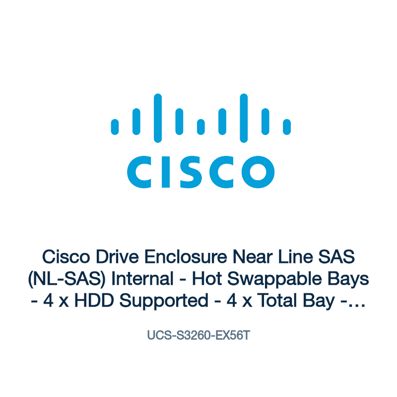 UCS-S3260-EX56T: Cisco Drive Enclosure Near Line SAS (NL-SAS) Internal