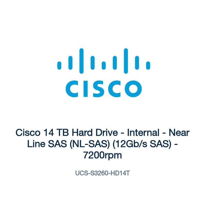UCS-S3260-HD14T: Cisco 14 TB Hard Drive