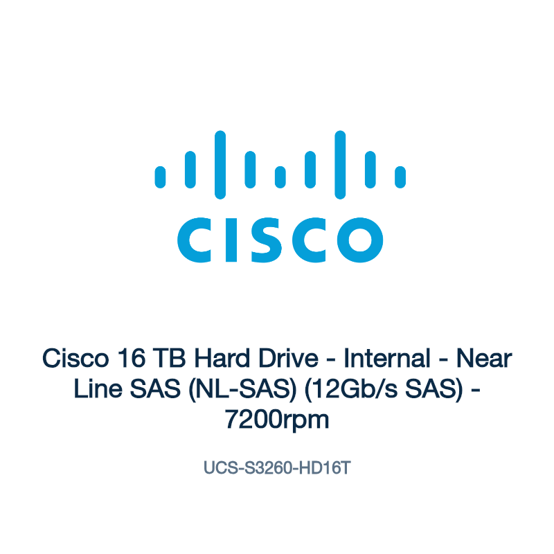 UCS-S3260-HD16T: Cisco 16 TB Hard Drive