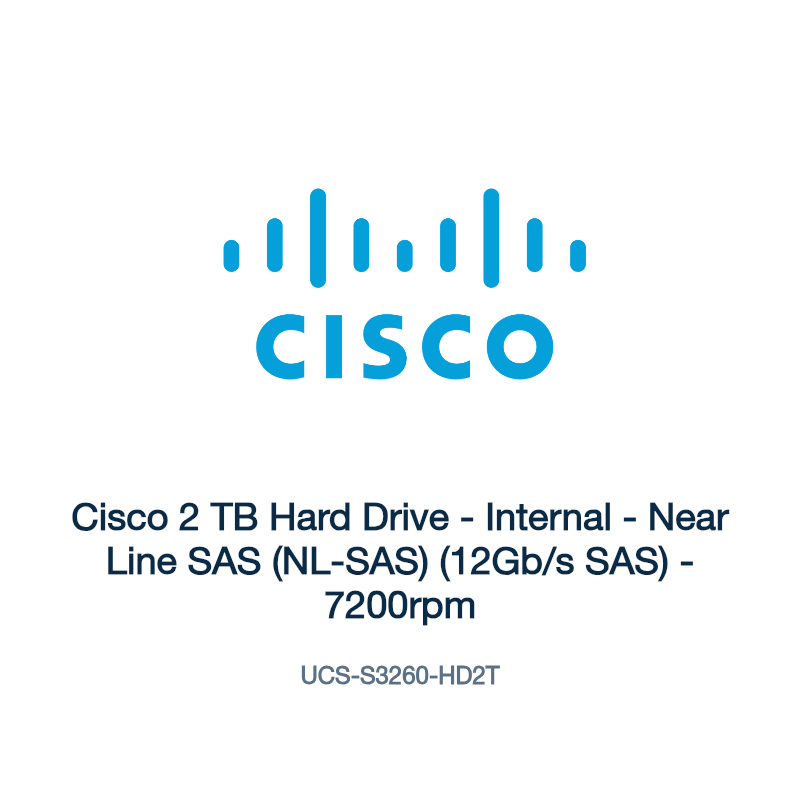 UCS-S3260-HD2T: Cisco 2 TB Hard Drive