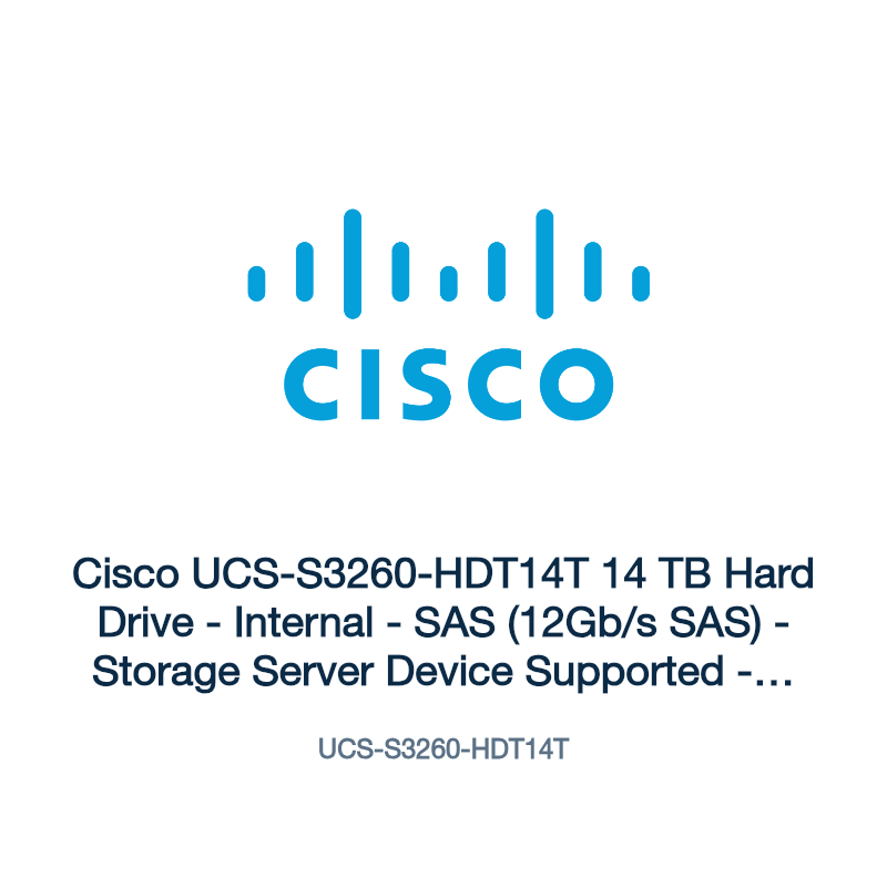 UCS-S3260-HDT14T: Cisco UCS-S3260-HDT14T 14 TB Hard Drive