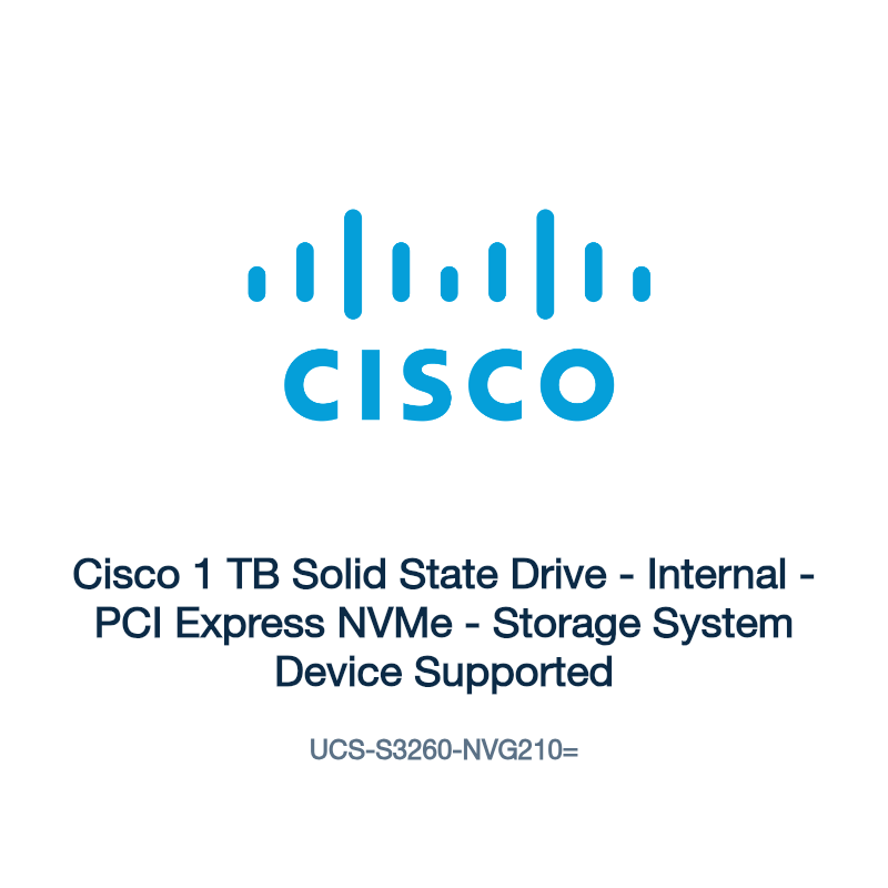 UCS-S3260-NVG210=: Cisco 1 TB Solid State Drive