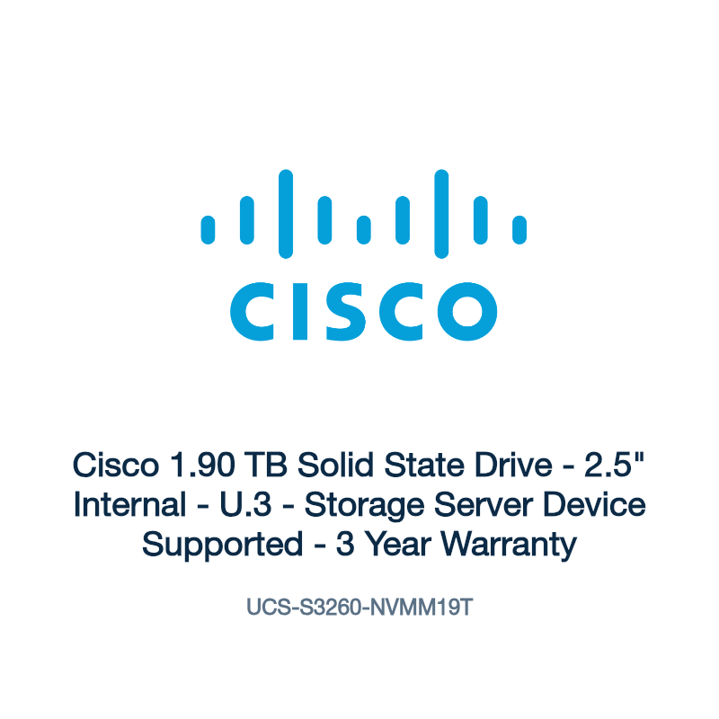 UCS-S3260-NVMM19T: Cisco 1.90 TB Solid State Drive