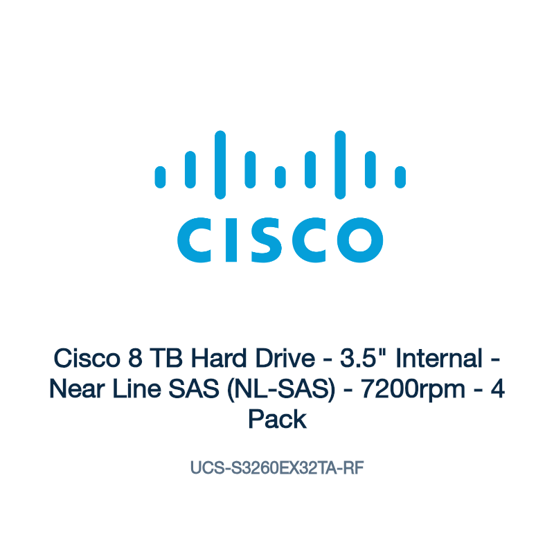UCS-S3260EX32TA-RF: Cisco 8 TB Hard Drive