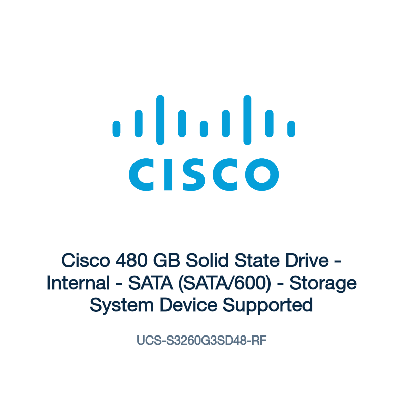 UCS-S3260G3SD48-RF: Cisco 480 GB Solid State Drive