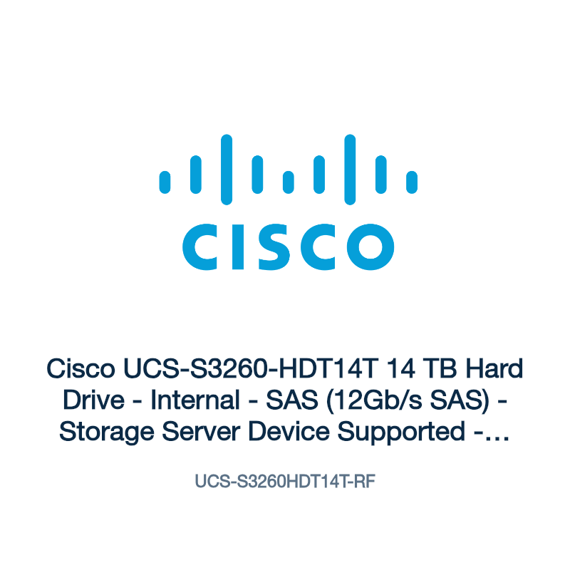 UCS-S3260HDT14T-RF: Cisco UCS-S3260-HDT14T 14 TB Hard Drive