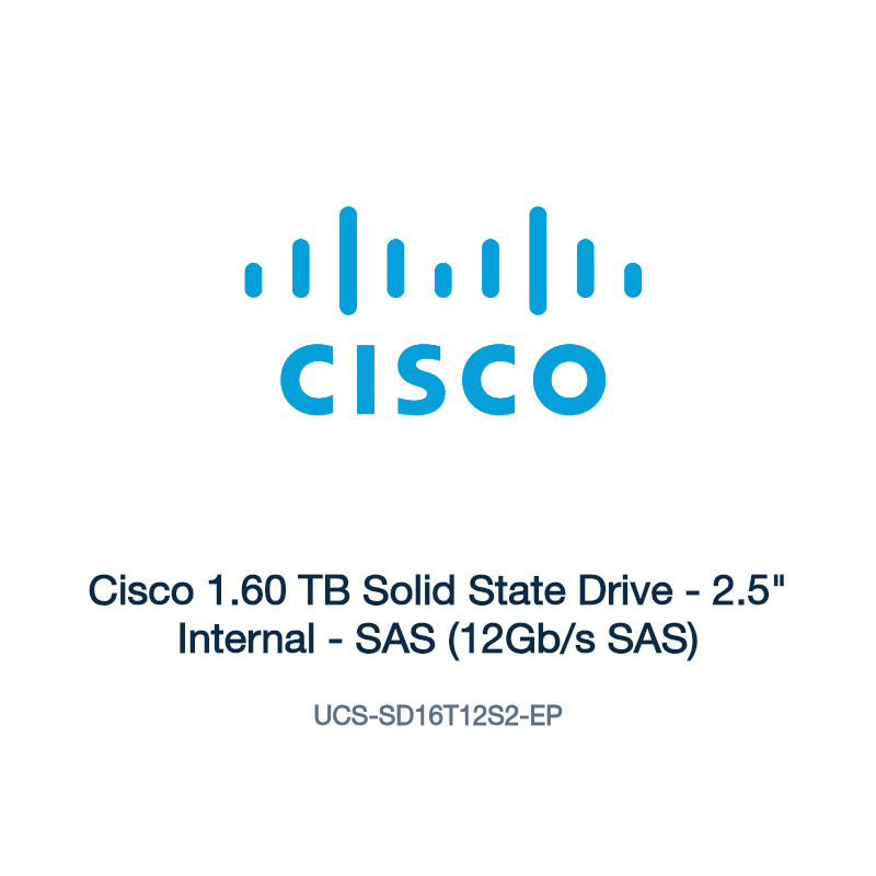 UCS-SD16T12S2-EP: Cisco 1.60 TB Solid State Drive