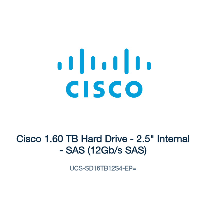 UCS-SD16TB12S4-EP=: Cisco 1.60 TB Hard Drive