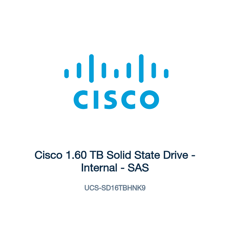 UCS-SD16TBHNK9: Cisco 1.60 TB Solid State Drive