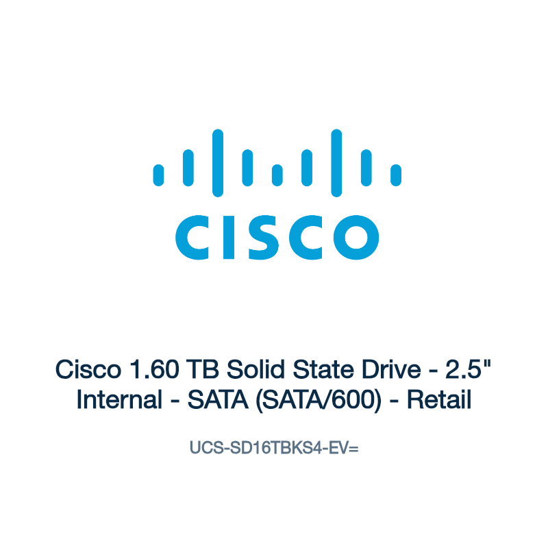 UCS-SD16TBKS4-EV=: Cisco 1.60 TB Solid State Drive