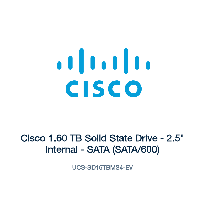 UCS-SD16TBMS4-EV: Cisco 1.60 TB Solid State Drive