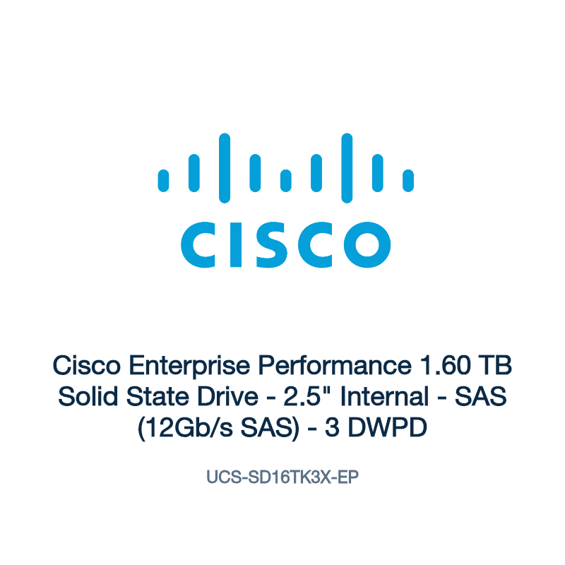 UCS-SD16TK3X-EP: Cisco Enterprise Performance 1.60 TB Solid State Drive
