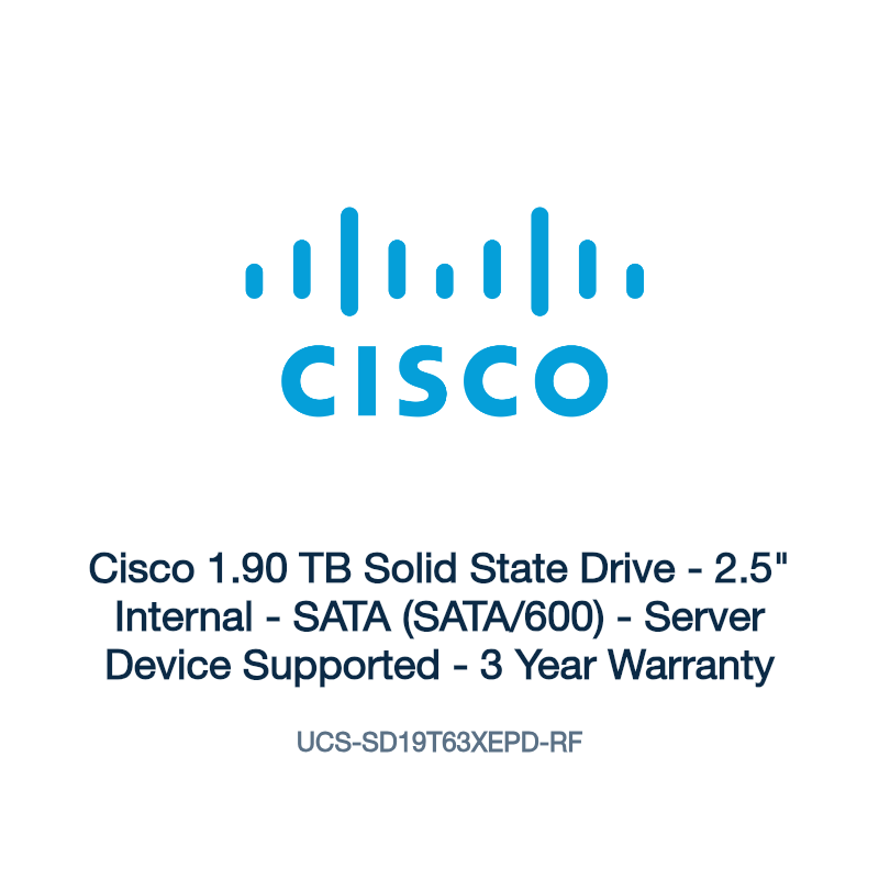 UCS-SD19T63XEPD-RF: Cisco 1.90 TB Solid State Drive