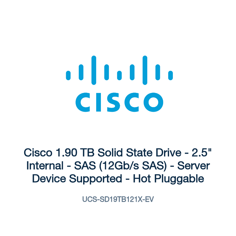 UCS-SD19TB121X-EV: Cisco 1.90 TB Solid State Drive