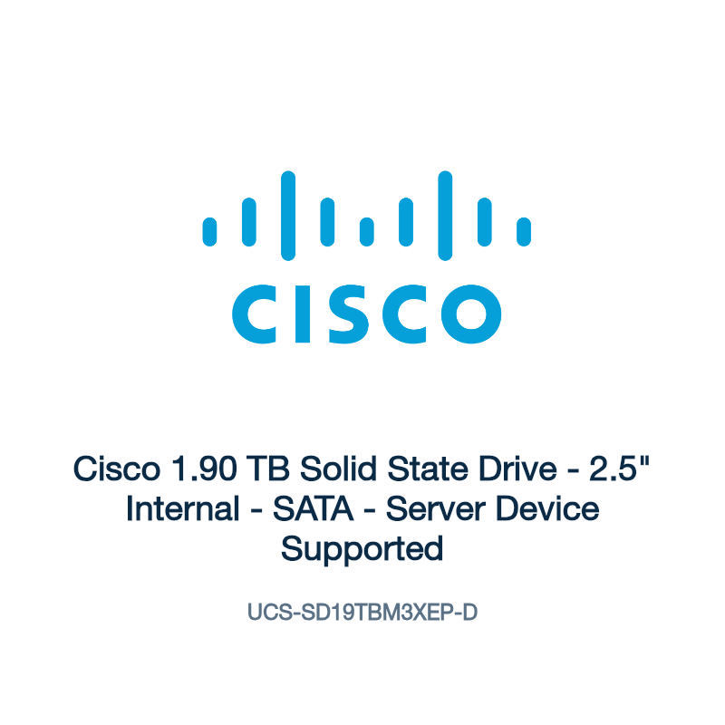 UCS-SD19TBM3XEP-D: Cisco 1.90 TB Solid State Drive