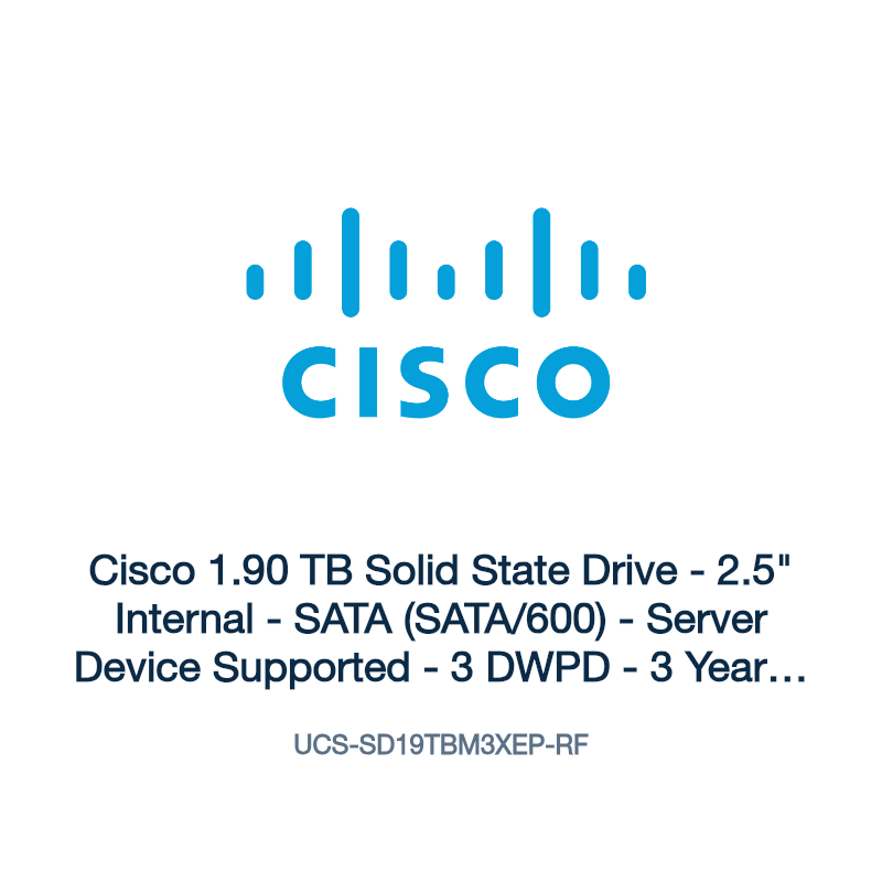UCS-SD19TBM3XEP-RF: Cisco 1.90 TB Solid State Drive