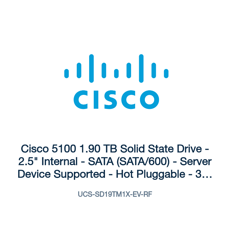 UCS-SD19TM1X-EV-RF: Cisco 5100 1.90 TB Solid State Drive