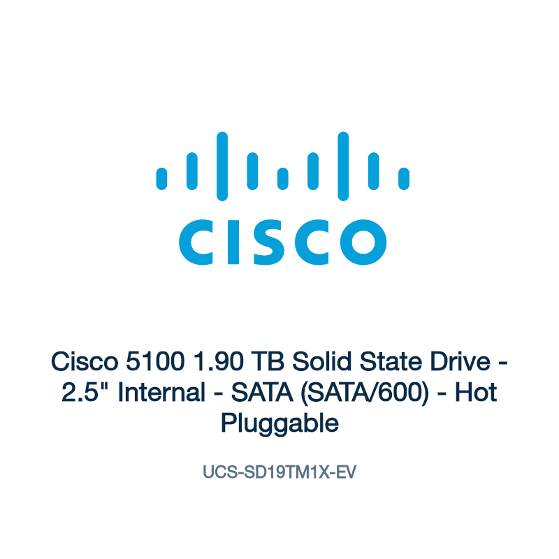 UCS-SD19TM1X-EV: Cisco 5100 1.90 TB Solid State Drive