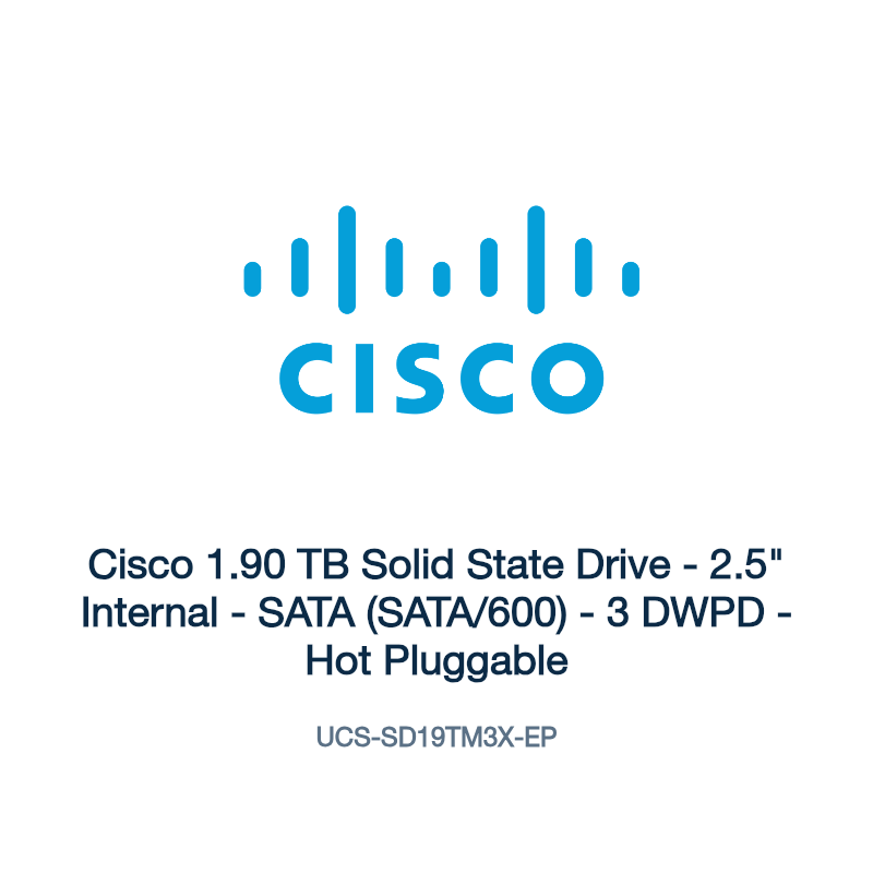 UCS-SD19TM3X-EP: Cisco 1.90 TB Solid State Drive