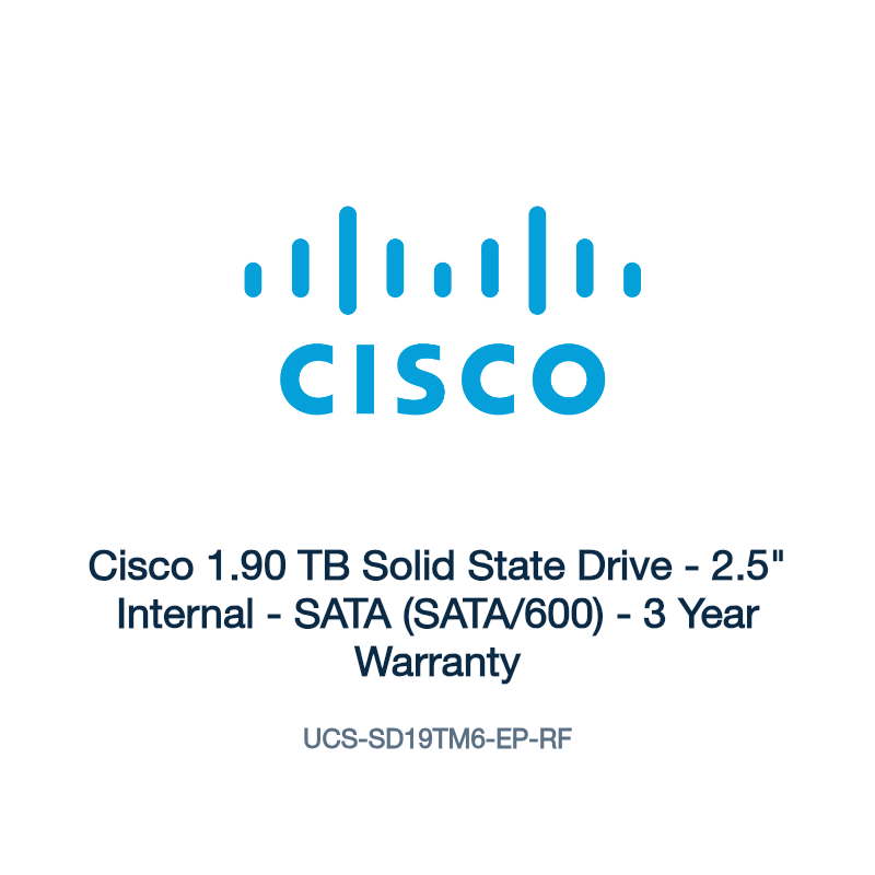 UCS-SD19TM6-EP-RF: Cisco 1.90 TB Solid State Drive