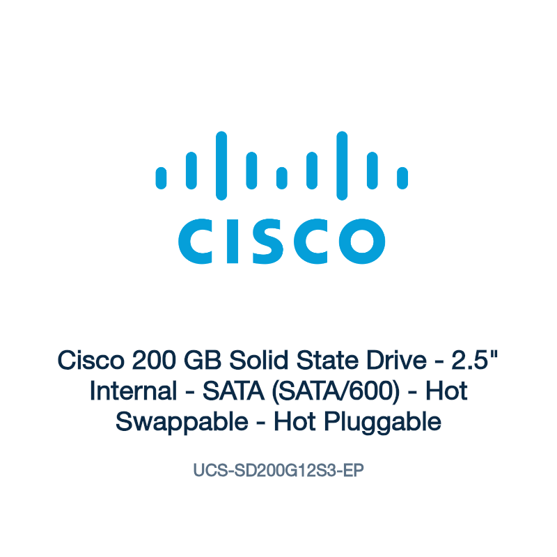 UCS-SD200G12S3-EP: Cisco 200 GB Solid State Drive