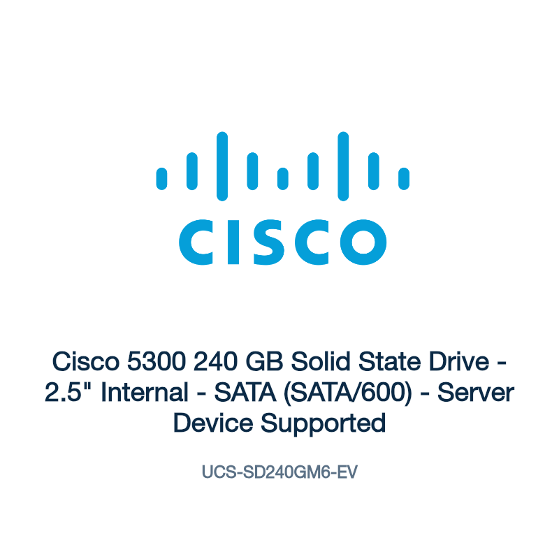 UCS-SD240GM6-EV: Cisco 5300 240 GB Solid State Drive