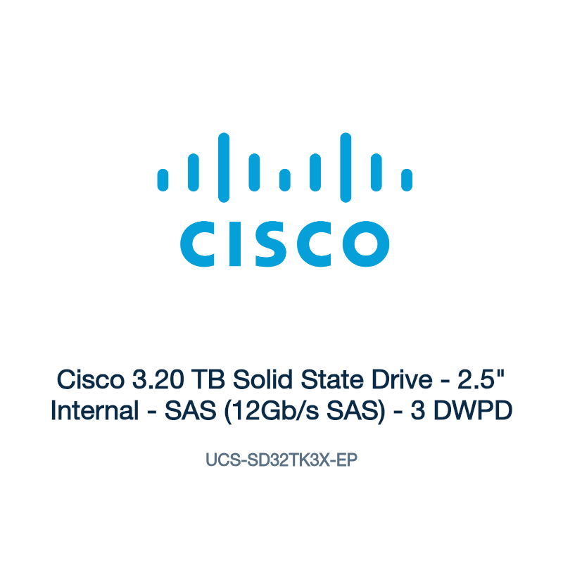 UCS-SD32TK3X-EP: Cisco 3.20 TB Solid State Drive