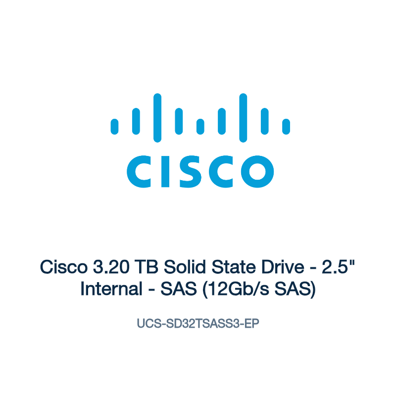 UCS-SD32TSASS3-EP: Cisco 3.20 TB Solid State Drive