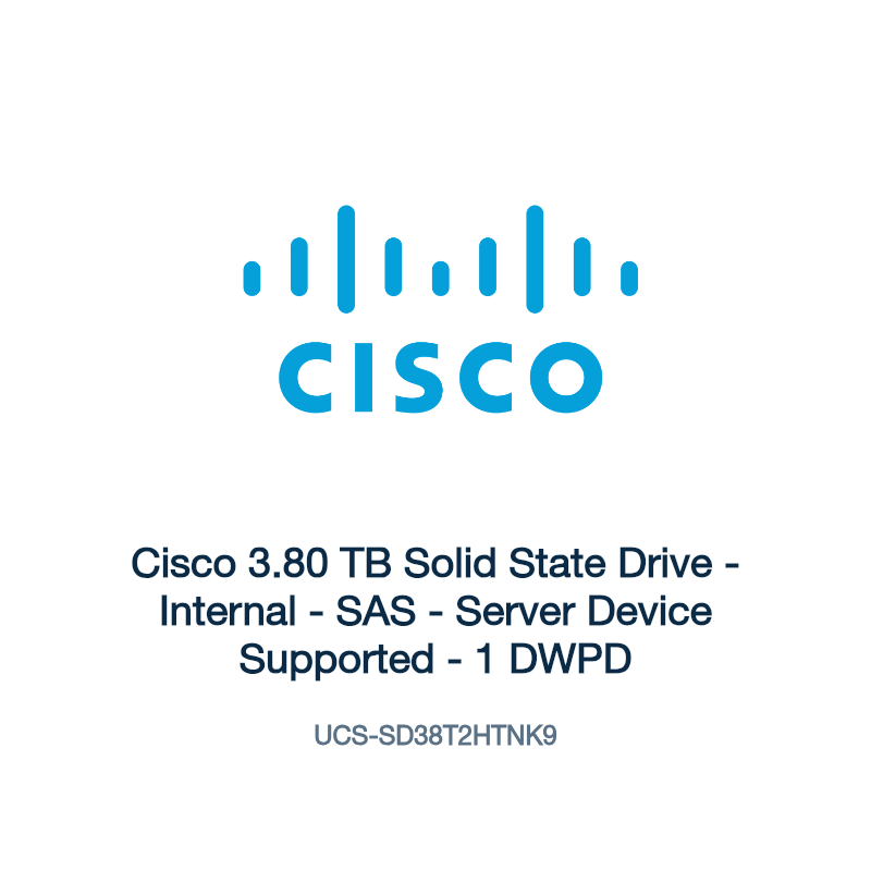 UCS-SD38T2HTNK9: Cisco 3.80 TB Solid State Drive