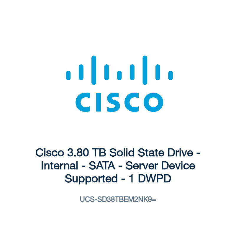 UCS-SD38TBEM2NK9=: Cisco 3.80 TB Solid State Drive