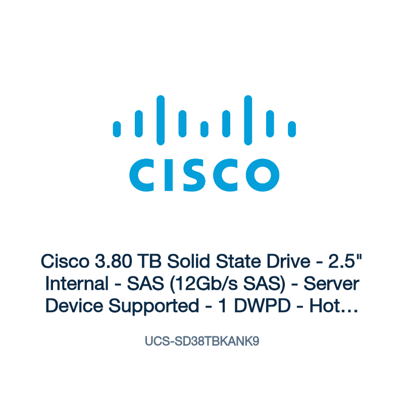 UCS-SD38TBKANK9: Cisco 3.80 TB Solid State Drive