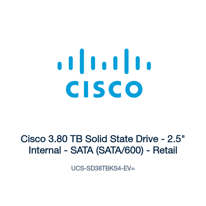 UCS-SD38TBKS4-EV=: Cisco 3.80 TB Solid State Drive