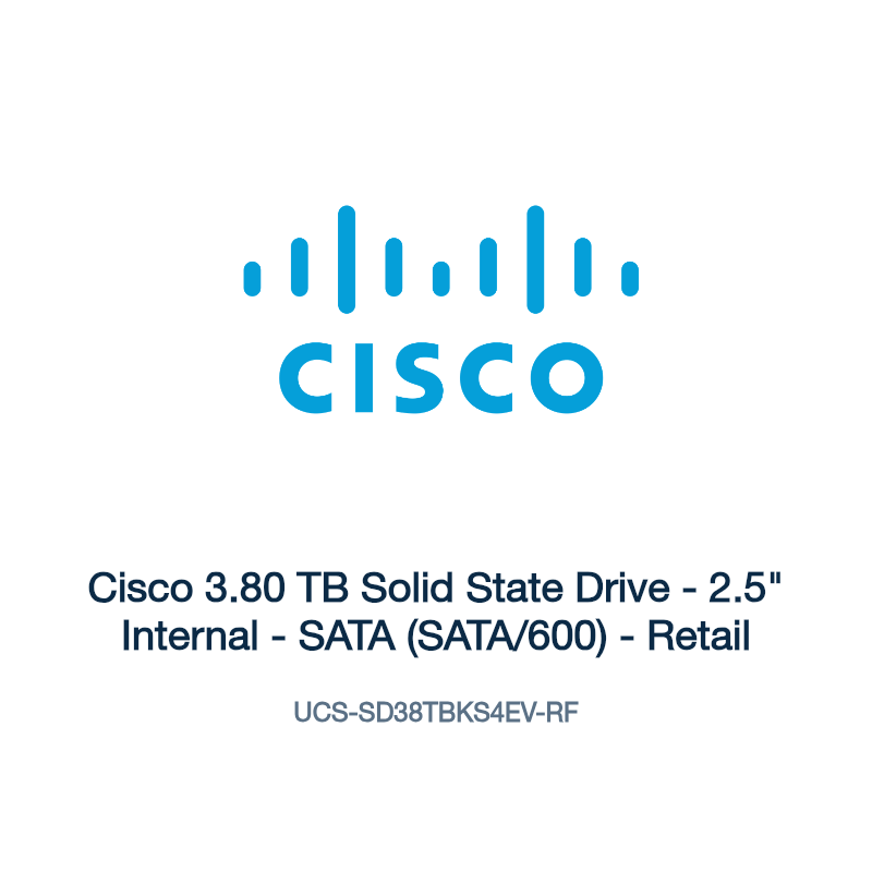 UCS-SD38TBKS4EV-RF: Cisco 3.80 TB Solid State Drive