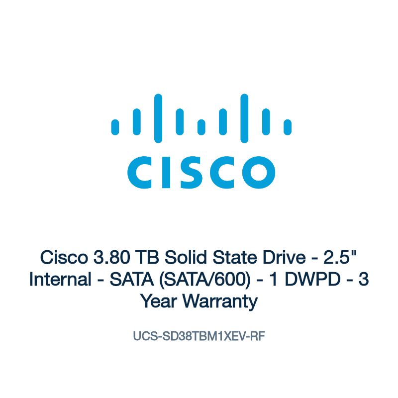 UCS-SD38TBM1XEV-RF: Cisco 3.80 TB Solid State Drive